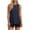 Navy, variant on Vivianyo HD Women's Quick Dry Sleeveless Workout Tank Top, Round Neck Loose Fit Moisture Wicking Athletic Gym Shirt, Women's Black, Sizes S-2XL