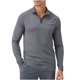 thumbnail image 1 of pstuiky camisetas de manga larga para hombre, Blusa informal de manga larga con cuello vuelto y cremallera de color liso para hombre Tops casuales para hombres xl, 1 of 8