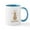 White/Blue Inside, variant on CafePress - Easter Rabbit Mugs - 11 oz Ceramic Mug - Novelty Coffee Tea Cup