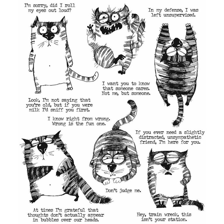 Stampers Anonymous Tim Holtz Cling Stamps 7X8.5, Perspective