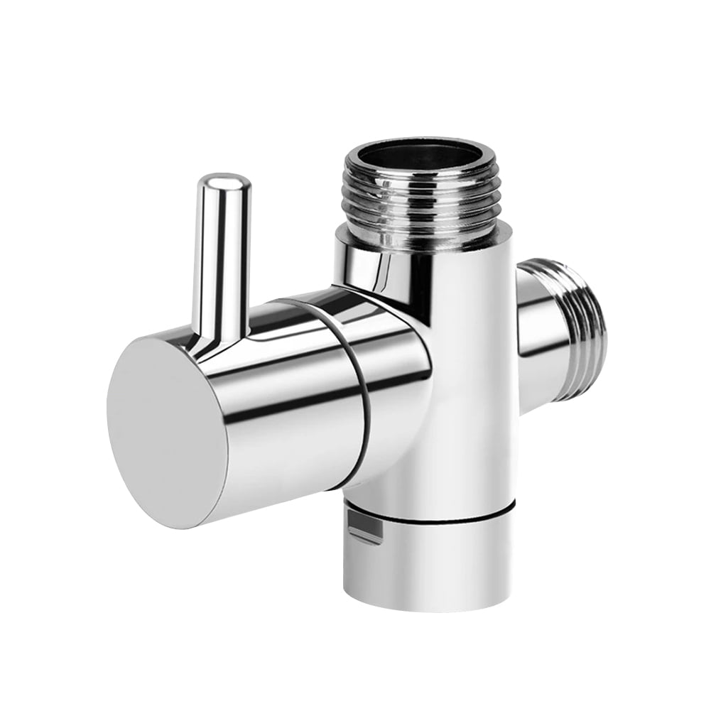 Size : Model O 1/2 Brass Valve Bathroom Shower Faucet Water Splitter Shower Valve Diverter for Shower Valve Spray Nozzle Converter Water Mixer 