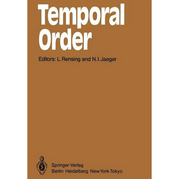 Springer Synergetics Temporal Order: Proceedings of a Symposium on Oscillations in Heterogeneous Chemical and Biological Systems, University , Book 29, (Paperback)
