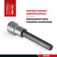 thumbnail image 4 of Teng Tools 14MM 1/2 Inch Drive Metric Hex 3.9 Inch Extra Long Chrome Vanadium Socket | Mechanic Tool | Hand Tool - M122514-C, 4 of 7