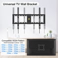 thumbnail image 7 of FORGING MOUNT Low Profile Tilting TV Wall Mount Bracket for 37-82 inch LED LCD Flat Screen TVs with 600x400mm, Capacity 132lbs, 7 of 7
