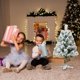 thumbnail image 5 of Árbol de Navidad de PVC, abeto artificial, árbol de Navidad festivo con soporte de plástico, ideal para la decoración de fiestas navideñas en el hogar y la oficina, 5 of 5