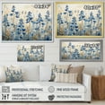 thumbnail image 4 of Designart "Serene Blue Bonnets Field V" Blue Bonnets Floater Framed Canvas Art Print, 4 of 5