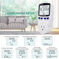 thumbnail image 4 of Power Watt Voltage Amps Meter with Digital LCD,KWh Electricity Usage Monitor Plug With 7 Display Modes, 4 of 6