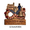 thumbnail image 2 of XINGAG 250th Anniversary Decor 1776–2026, 4th of July Patriotic Table Decorations, Red White and Blue Patriotic Decor, Memorial Day Decorations Independence Day Home Office Table Centerpieces Sign, 2 of 7