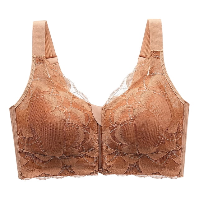 Supportive Front Closure Full Figure Bra for Lift and Shape in Large Cup Sizes Offering Comfort Fit and Full Coverage for Everyday Wear