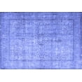 thumbnail image 1 of Ahgly Company Machine Washable Indoor Rectangle Persian Blue Traditional Area Rugs, 8' x 12', 1 of 4