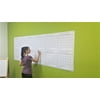 SwiftGlimpse 36" x 100" Large Jumbo Oversized Erasable Laminated Blank Annual Yearly Wall Calendar Poster, 12 Months, Reusable for Office, Academic or Home w/ FREE Erasable Marker