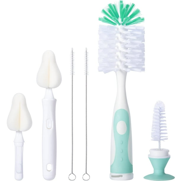 Juego de cepillos de limpieza CAREBABYMORE con nailon y esponja, 5 piezas