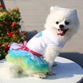 thumbnail image 4 of Primavera Verano mascota perro gato cachorro tutú princesa vestido corazón impreso falda de encaje ropa para mascotas Namotu CZCW-ZC439-1, 4 of 7