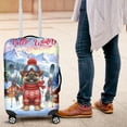 thumbnail image 4 of Hello Welcome Winter The Ski Brussels Griffon Snowy Day Travel Luggage Cover Griff Dog Lover Suitcase Dust Protective Decor - 13013, 4 of 5