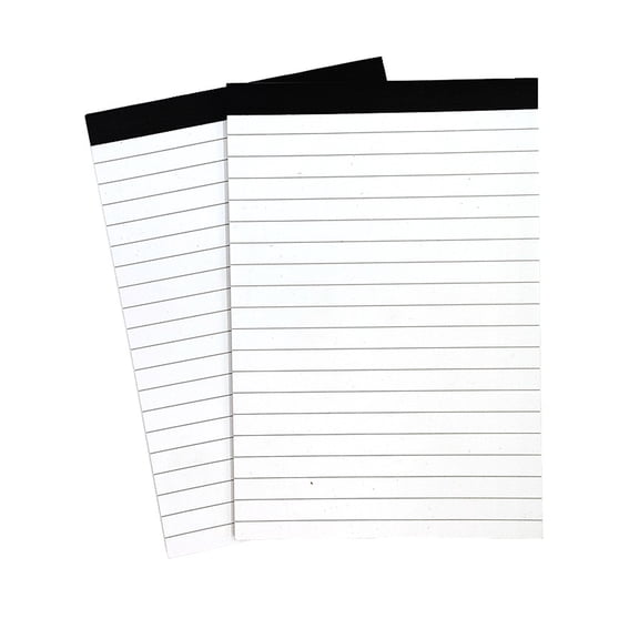 CCOCC 6 Pcs Perforated Note Pads College Ruled - 4" x 6" Inch Writing Notepad for Daily Planning - Perforated Small Notepads with 30 Sheets per Pad - Ruled Papers