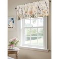 thumbnail image 6 of Daisy Botanical Curtain Valances for Windows, Vintage Farmhouse Floral Kitchen Valance Window Treatment, Light Filtering Block Curtains for Bathroom/Bedroom/Living Room 60'' x 18'', 6 of 9