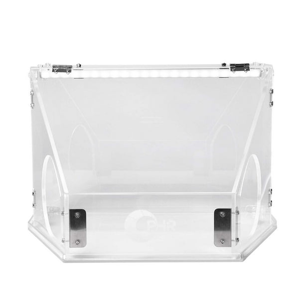 Caja de polvo para pulido acrílico, caja de trabajo de pulido, interfaz USB, estuche para polvo para pulido