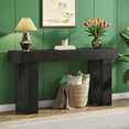 thumbnail image 3 of 63-Inch Long Console Table, Wooden Rectangular Sofa Table Behind The Couch, 3 of 7