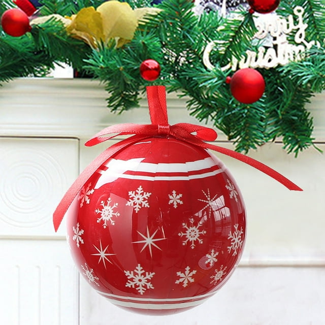 Suncoda Holiday Ball, Holiday Ball Ornament Tree Ornament, 2.8 Inch Multi-Style Holiday Light Bulb Ornament Holiday Tree Ornament Tree Dress Family Party Holiday Ornament