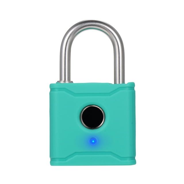 Yeacher T1004D Smart BT Fingerprint Padlock Rechargeable Keyless 20 Fingerprints Emergency Unlocking Easy Operation IP65 Waterproof Anti-theft Security Padlock Door Luggage Backpack Lock