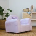 thumbnail image 3 of Keet Upholstered Customizable Children's Chair, Microsuede, Lavender, 3 of 5