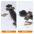 thumbnail image 3 of 4pcs Leather Drawer Pulls PU Leather Strap Handles Wardrobe Cabinet Handles, 3 of 9