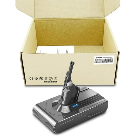 21.6V 6.5Ah 140Wh V8 Battery Replacement for Dyson V8 Battery 21.6V 2800mAh 65Wh 967834-05 967834-08 V8 Battery Absolute Animal Fluffy Motorhead Carbon Fiber Cordless Handheld Vacuum V8 Battery