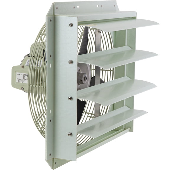 iLiving ILG8SF16S-CR 16-Inch Corrosion Resistance Shutter Exhaust Fan, Single Speed