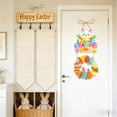 thumbnail image 6 of PEIBang Happy Easter Door Sign Easter Decorations,Cute Bunny Easter Egg Paper Door Sign Hanging Ornament for Easter Farmhouse Home Party Decor, 6 of 7