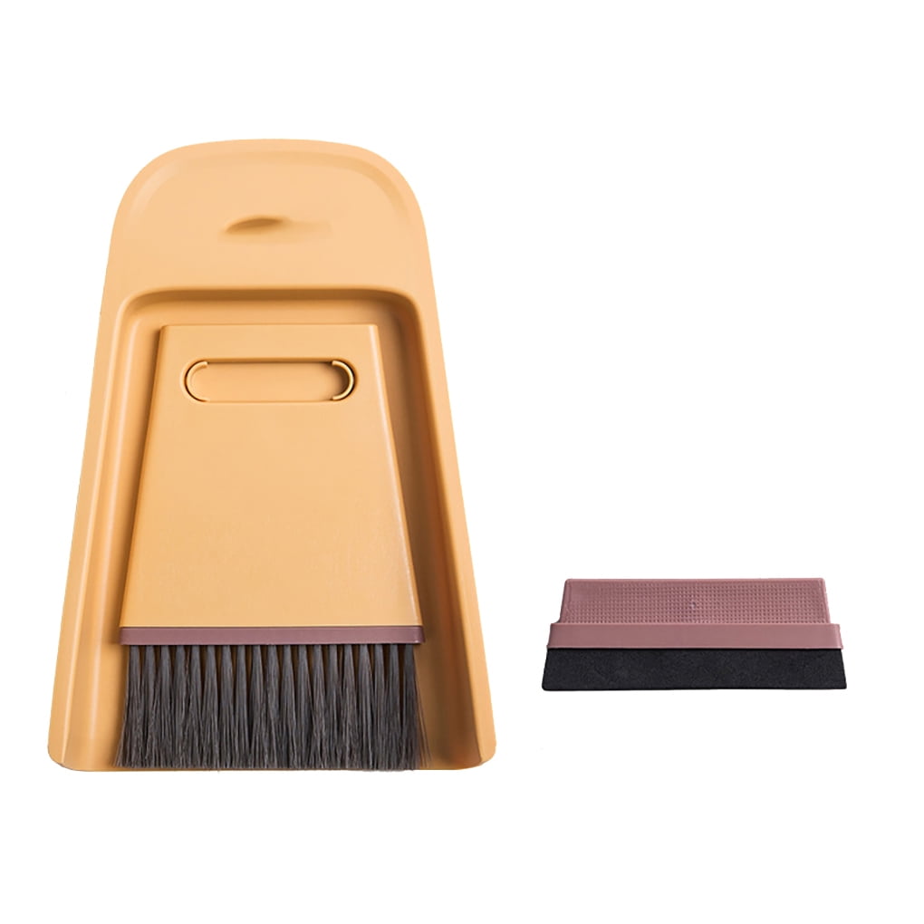 Mini Broom and Dustpan Set, Mini Plastic Dustpan Brush Set Small