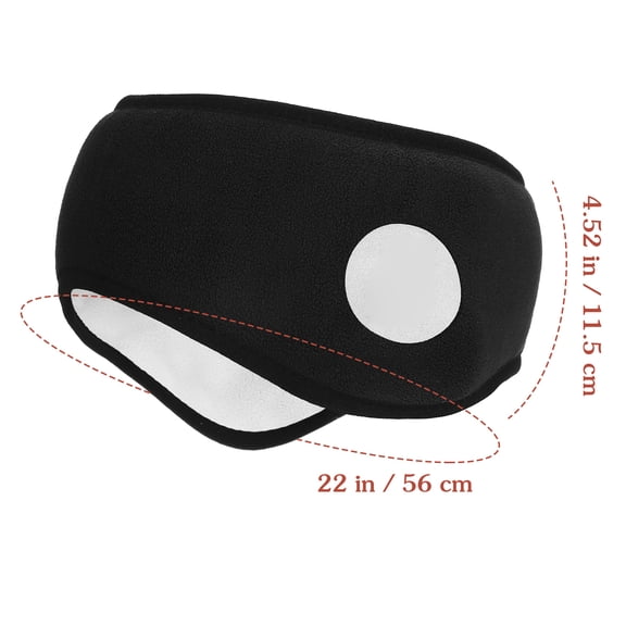UEETEK Comfortable Black Sleeping Ear Muff with Soundproof Design for Adults