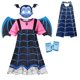 thumbnail image 1 of Vestido de niñas Vampirina Fantasia Infantil Cosplay Disfraces Halloween Carnival Party Disfraz Vampire Kids Cothes With Wing Outfits9-10T (Etiqueta 160) Gao Jinjia LED, 1 of 2