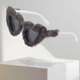 thumbnail image 3 of lionlar 2x Soft Sunglasses Eyewear for Masquerade Gray+White, 3 of 9