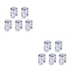 thumbnail image 4 of Toystoory 5 unids/set entusiastas del vino y la cerveza se regocijan nuestros corchos duraderos mantienen sus bebidas frescas corcho de champán plata3.8*5.5CM 2Conjunto, 4 of 6