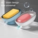thumbnail image 2 of Jabonera con ventosa y orificio de drenaje, organizador de jabón de baño con drenaje automático, soporte para esponja de cocina, 2 of 8