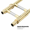 thumbnail image 6 of Barara King B Flat Trombone Golden Brass with Mouthpiece, 6 of 11