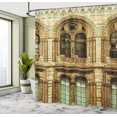thumbnail image 5 of Ambesonne Historic Shower Curtain, European City Building, 69"Wx84"L, Sepia, 5 of 5