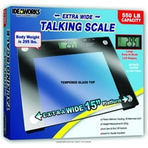 Extra Wide Talking Scale, Talking Scale Glass 15X12, (1 Each, 1 Each)