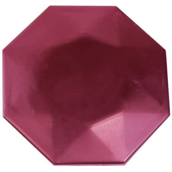 Martellato 20U503 Clear Polycarbonate Chocolate Mold with 6 Egg-Base Cavities 68mm x 68mm x 5.5mm High