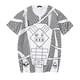 thumbnail image 2 of Camiseta de Geométrica Perro Gráfico Hombres Cuello en de - 2XL se describe 2XL, 2 of 8