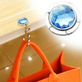 thumbnail image 2 of Student Desktop Mobile Bag Holder Clearance, Furenl Hanging Clip Sock Holder Foldable Handbag Purse Hook Convenient Desk Hook Round Backpack Hook Student Desktop Mobile Bag Hanger, Blue1, 2 of 9