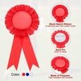 thumbnail image 3 of Uxcell 24Pcs Blank Award Ribbon, 6" x 3" Honorable Participation Badge Ribbons for Sports Events, 3 Colors, 3 of 6