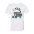 thumbnail image 1 of Sawdust Is Man Glitter, Construction Worker, Handyman Shirt, Dad Shirt, Father's Day Gift, Gift For Dad, Carpenter Shirt, Woodworker Shirt, White, LARGE, 1 of 1