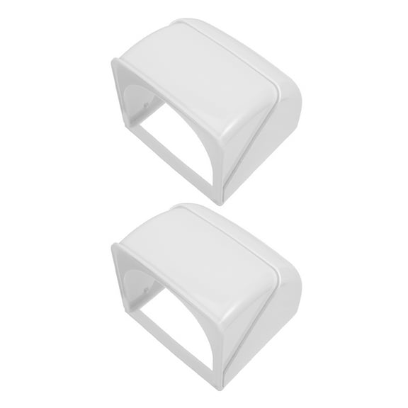 Hemoton  2 Pcs Outdoor Electrical Outlet Cover Receptacle Weatherproof White