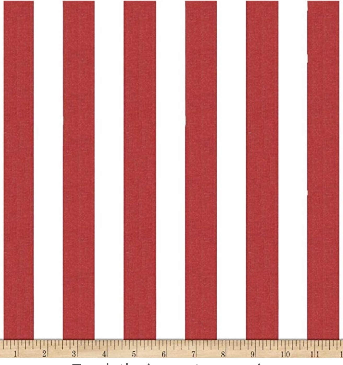 Striped 1 Inch Poly Cotton Fabric by the 5, 10, 15 and 20 Yard