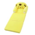 thumbnail image 1 of 2 In 1 Kids Sofa Fold Out, Wide Armrest And Zipper Design, Soft Plush Material, Cartoon Foldable Kids Sofa for Reading, Relaxing, Playing or Sleeping, 1 of 8
