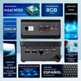 thumbnail image 2 of Computadora Escritorio Mini PC ASUS Intel N150 8GB DDR5 SSD 256GB Monitor 24 1ms 120Hz Teclado Mouse W11H-T WiFi BT 5.0 CN14EE-MTMI1508256 Estudio, oficina y multitarea, 2 of 6