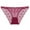 Wine, variant on Underwear French Thin Perspective Mesh Lace Underwear Cropping Hip Lifting Low Waist Underwear Wine L