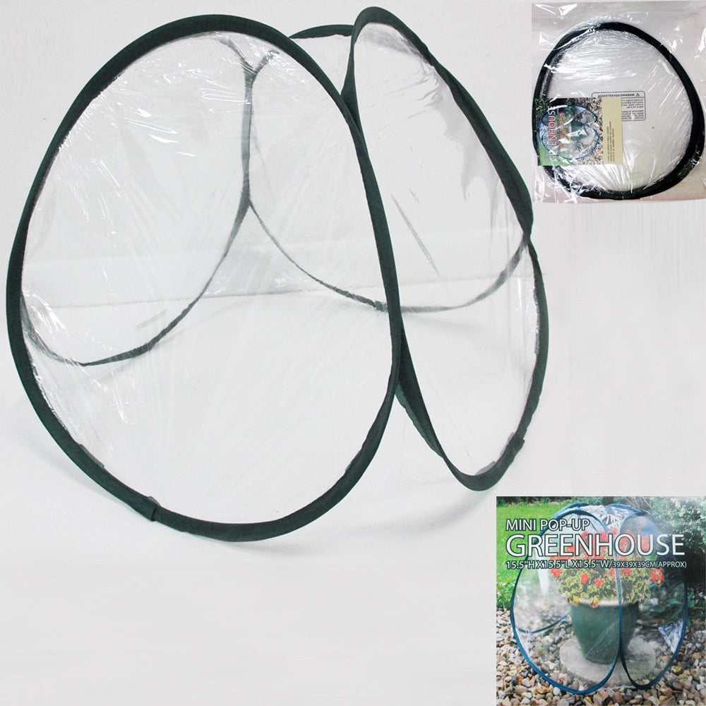 Mini Pop Up Greenhouse Pvc Tent Garden Plants Lawn Crops Pot Protector Outdoor by 4SGM