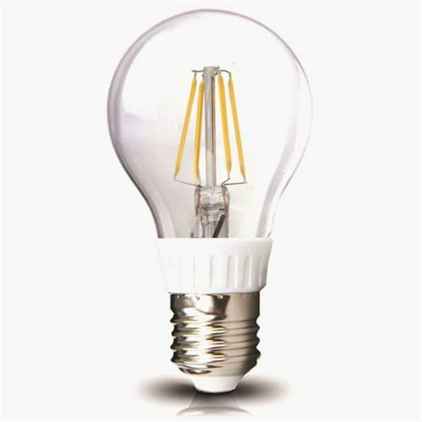Ampoule à Filament LED Style Edison A19&44; Blanc Doux - Pack de 3
